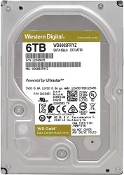 6TB WD GOLD ENTERPRISE 7200RPM SATA3 256MB WD6003FRYZ - Thumbnail