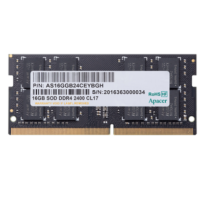 Apacer 16GB (1x16GB) 3200Mhz CL22 DDR4 Notebook SODIMM Ram (ES.16G21.GSH)