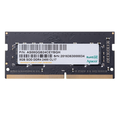 Apacer 8GB (1x8GB) 3200Mhz CL22 DDR4 Notebook SODIMM Ram (ES.08G21.GSH)