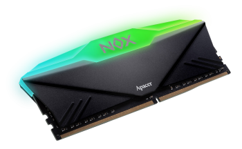 Apacer NOX RGB AURA Black 8GB (1x8GB) 3200Mhz CL16 DDR4 Gaming Ram (AH4U08G32C28YNBAA-1)