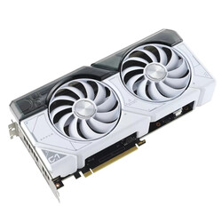 ASUS DUAL-RTX4070-O12G-WHITE 12GB GDDR6X HDMI DP 192Bit - Thumbnail