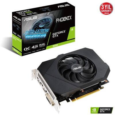 ASUS PH-GTX1650-O4GD6-P 4GB GDDR6 HDMI DVI 128Bit