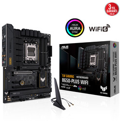 Asus - ASUS TUF GAMING B650-PLUS WIFI DDR5 6400MHz+(OC) DP HDMI M.2 WİFİ ATX AM5