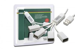 Digitus - DIGITUS DA-70216 4 PORT USB 2.0 HUB KABLO FORMU