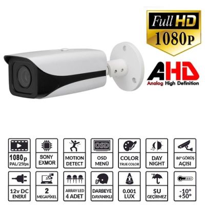 EZCOOL EZ-5520HD 2MP 3.6MM 2ARRAY LED AHD OSD