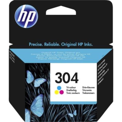 HP N9K05AE (304) ÜÇ RENKLİ MÜREKKEP KARTUŞU 100 SAYFA 2630-2632