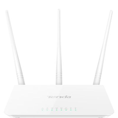 TENDA F3 4 PORT WiFi-N 300Mbps ROUTER/A.POINT 3 ANTEN