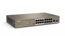 Tenda - TENDA TEF1118P-16-150W 16PORT 10/100 YÖNETİLEMEZ POE SWITCH