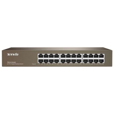 TENDA TEG1024D 24 PORT 10/100/1000 Rack-M SWITCH