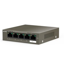 Tenda - TENDA TEG1105P 5PORT GIGABIT 4PORT POE 63W SWITCH