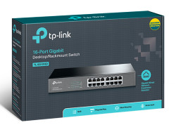 TP-LINK TL-SG1016D 16 PORT GIGABIT SWITCH - Thumbnail