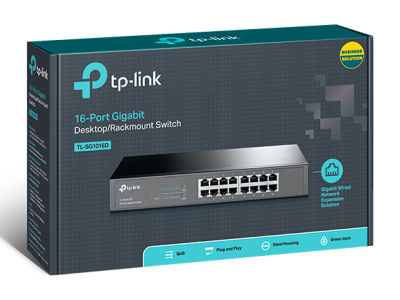 TP-LINK TL-SG1016D 16 PORT GIGABIT SWITCH