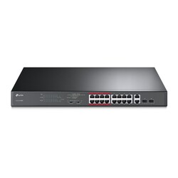 TpLink - TP-LINK TL-SL1218MP 16PORT 10/100 YÖNETİLEMEZ POE SWITCH